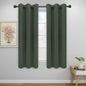 Easy-Going Blackout Curtains for Bedroom, Solid Thermal Insulated Grommet and by Easy-Going