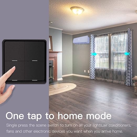 ZigBee Wireless Remote Control Smart Switch Wall Panel Transmitter, Requires - Image 5