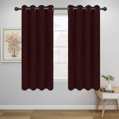Easy-Going Blackout Curtains for Bedroom, Solid Thermal Insulated Grommet and by Easy-Going