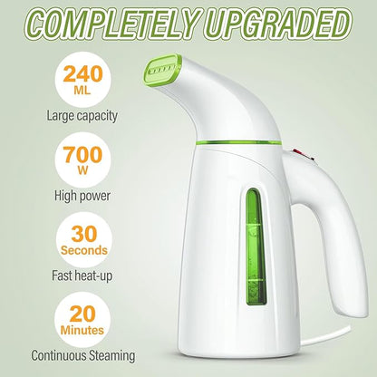 OGHom Steamer for Clothes, Portable Handheld Travel Steamer, 300ml Large - Image 2