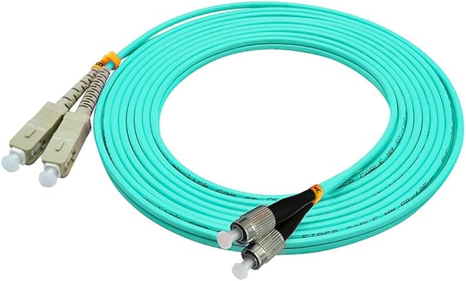 Jeirdus 1Meter 3ft SC to FC Duplex 50/125 10G OM3 Multi-Mode Fiber Optic Cable - Image 4