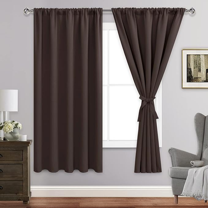 JIUZHEN Blackout Curtains for Bedroom by JIUZHEN