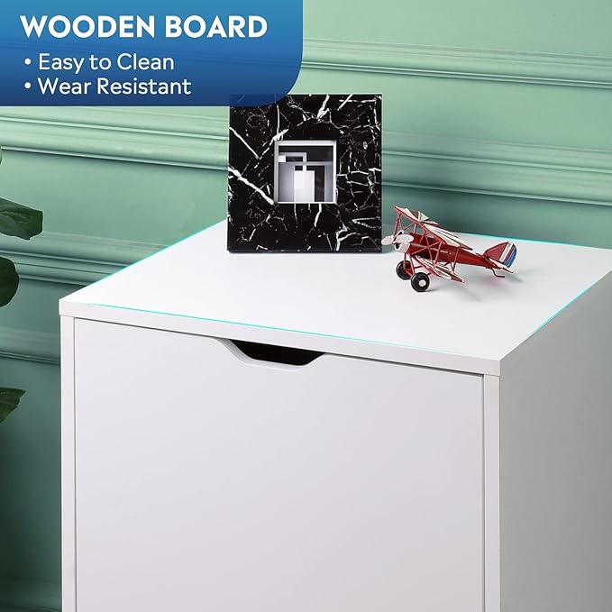 DEVAISE Wood File Drawers, Mobile Chest - Image 4