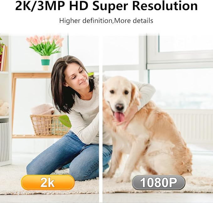 2K Pet Camera Indoor, 5G/ 2.4G Indoor Cameras - Image 7