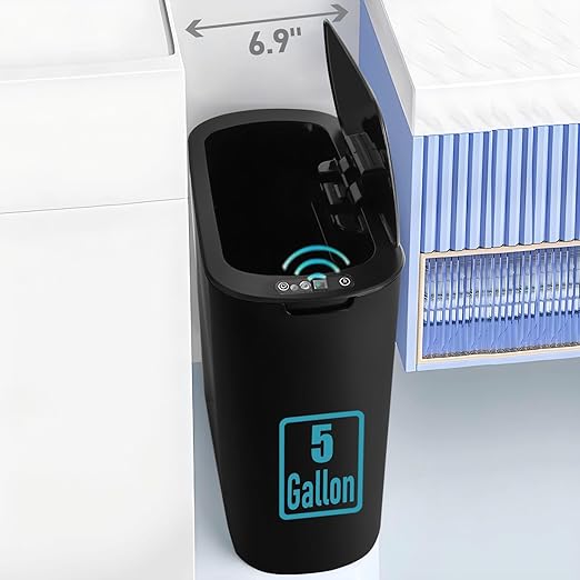 TIPGO 5 Gallon Motion Senor Bathroom Trash Can - Image 3