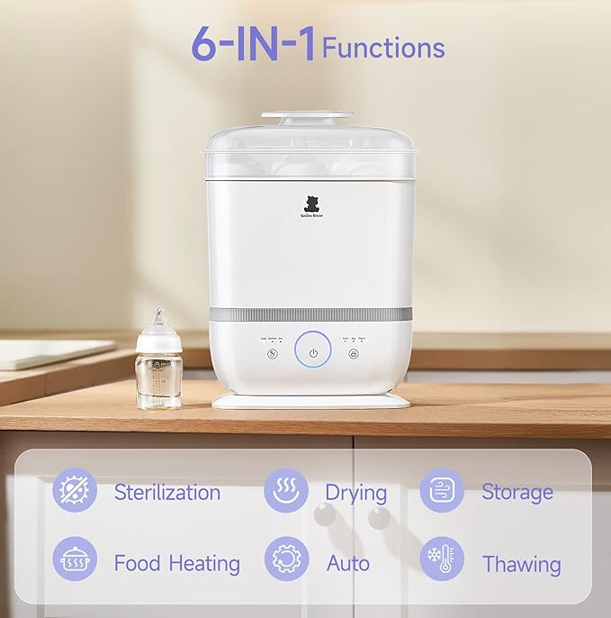 Snow Bear Baby Bottle Sterilizer and Dryer - Image 2