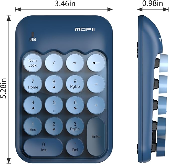 MOFII Cute Colorful Wireless Number Pad - Image 7