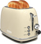 Toaster 2 slice, KitchMix Retro Stainless Steel Toaster by KITCHMIX