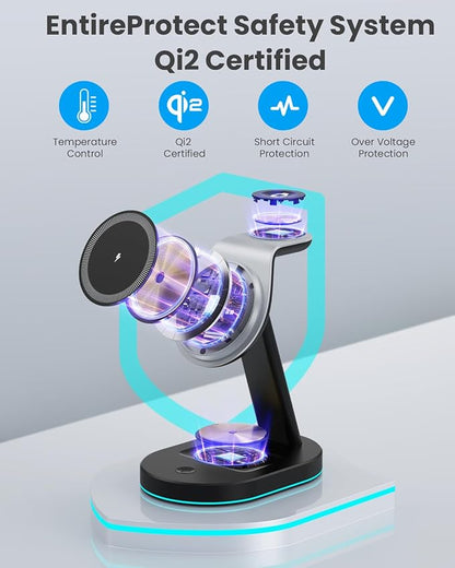3 in 1 Wireless Charger Charging Station - Image 4