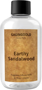 Earthy Sandalwood Scented Reed Diffuser Oil Refill by GAGINGOOLD