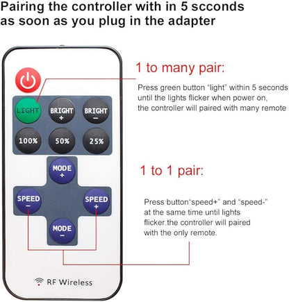 RF Mini Wireless Remote Controller - Image 2