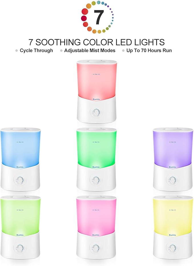 BlueHills Premium 3000 ML XL Essential Oil Diffuser Aroma Humidifier 3 Liter - Image 8