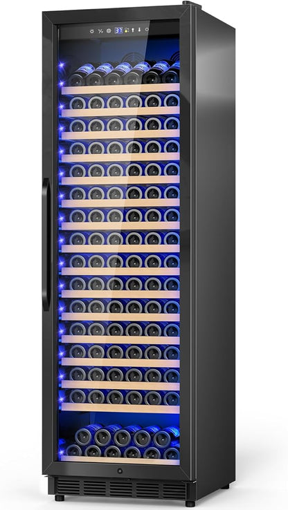 Wine Cooler-Wine Refrigerator 24 Inch Wide Large Freestanding/Built in Wine by Velivi