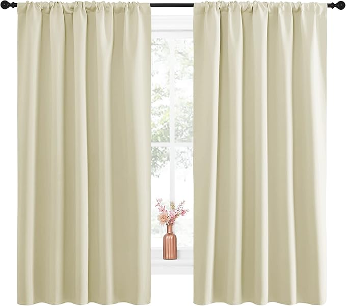 NICETOWN Blackout Curtains for Living Curtains, Room Darkening Curtains & - Image 2