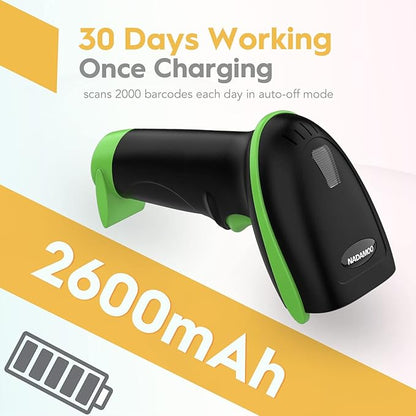 NADAMOO Wireless Barcode Scanner 328 Feet Transmission Distance USB Cordless 1D - Image 5