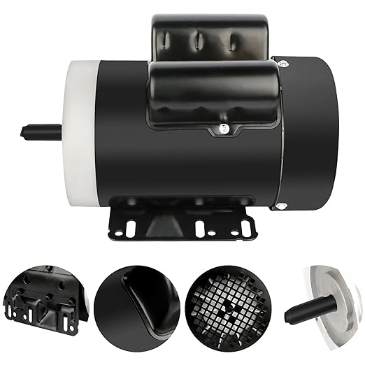 2HP Electric Motor 3450 RPM General Purpose Single Phase Motor 56C Frame - Image 7