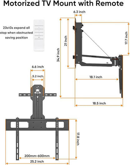 WHYFONE Motorized TV Mount - Image 6