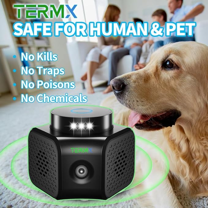 Ultrasonic Pest Repeller Indoor 4 Modes No Touch Solution Pest Repellent - Image 7