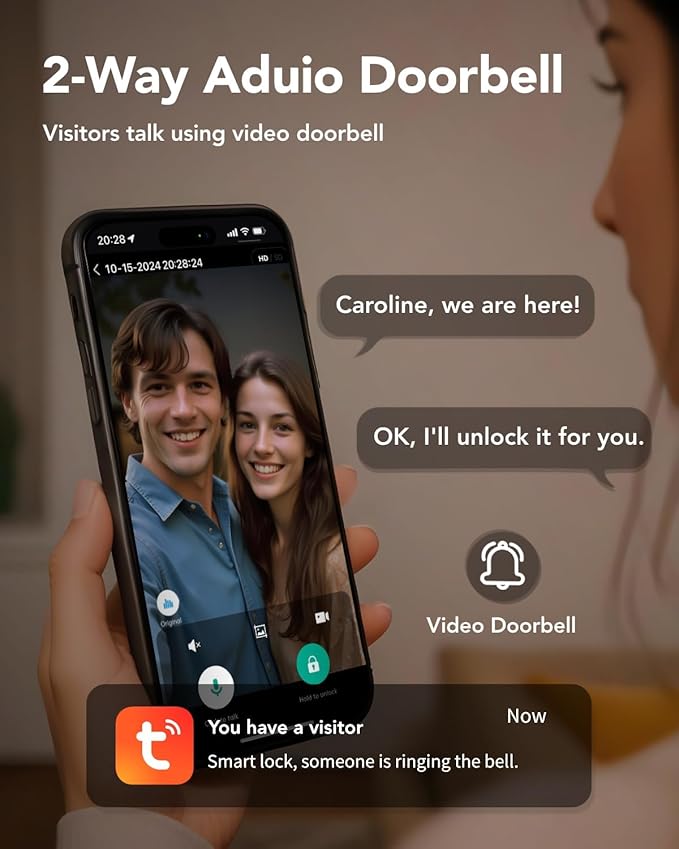 Devo G1 Video Smart Lock with Camera&Doorbell, 6-in-1 Keyless Entry Door Lock - Image 2