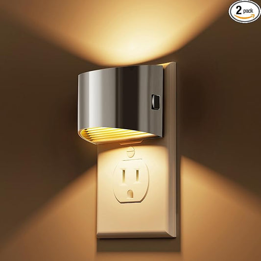L LOHAS LED Night Lights Plug into Wall, Dimmable Night Light by LLOHASLED