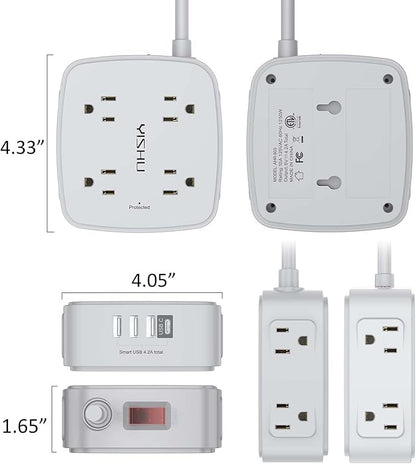 10 Ft Surge Protector Power Strip - Image 7