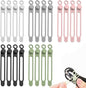 20PC Data Cable Organizer, 2026 Upgrade Silicone Cable Ties Reusable Cable by AprYew