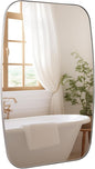 Brushed Nickel Bathroom Mirror, Living Room by Bolrok