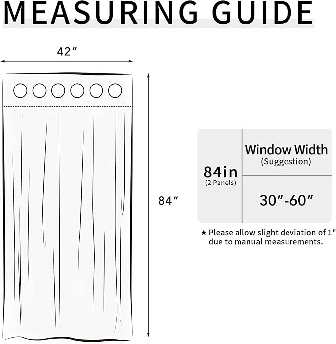 Easy-Going Blackout Curtains for Bedroom, Solid Thermal Insulated Grommet and - Image 7