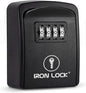 Iron Lock® Key Lock Box Wall Mount – Waterproof Heavy Duty Metal Lock Box by IronLock