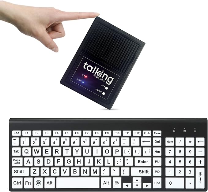 Talking Large Print Keyboard | AAC Communication Device | USB Keyboard - Image 5