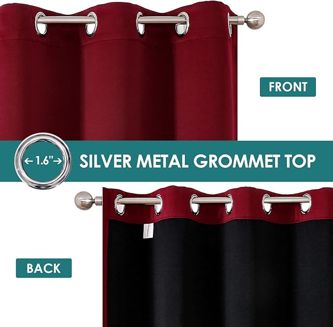 ChrisDowa 100% Blackout Curtains - Image 3