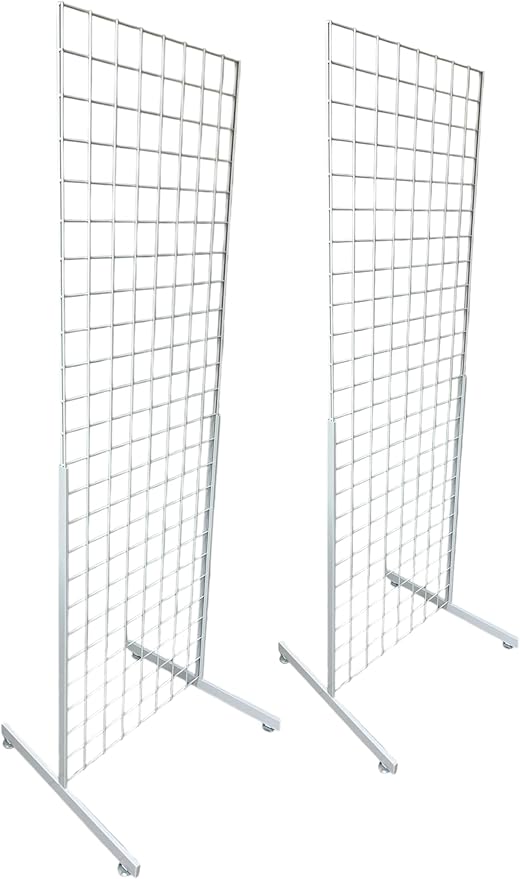 Only Hangers Heavy Duty 2' x 5.5' Gridwall Art Display Panel by Only+Hangers