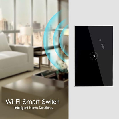 WiFi Smart Wall Touch Light Switch Glass Panel Wireless Remote Control by - Image 7