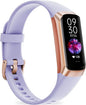 Fitness Tracker with 24/7 Heart Rate Blood Oxygen Sleep Monitor, 1.1" AMOLED by Bakoor
