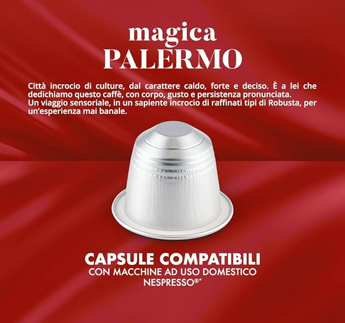 Caffè Borbone Magica Palermo Aluminum Capsules Compatible - Image 2