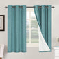 H.VERSAILTEX Primitive Linen Curtains 100% Blackout Curtain Drapes Burlap by HVERSAILTEX