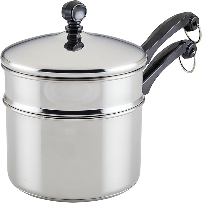 Farberware Classic Stainless Series 2-Quart Covered Double Boiler by Farberware