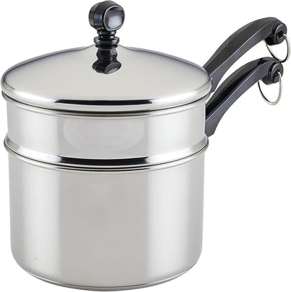 Farberware Classic Stainless Series 2-Quart Covered Double Boiler by Farberware