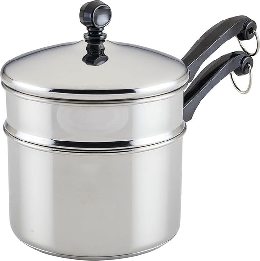 Farberware Classic Stainless Series 2-Quart Covered Double Boiler by Farberware