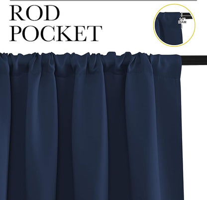 NICETOWN RV Blackout Curtains for Camper Windows, Kitchen Curtains, Short - Image 3