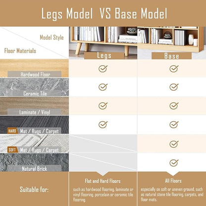 IOTXY Wooden Open Shelf Bookcase - Image 3