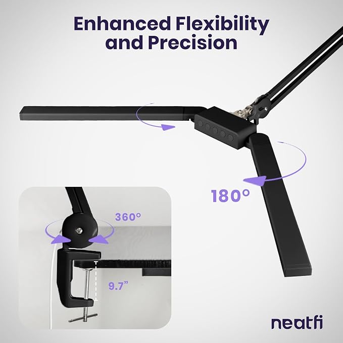 Neatfi LED Desk Lamp, Dimmable Desk Light - Image 3