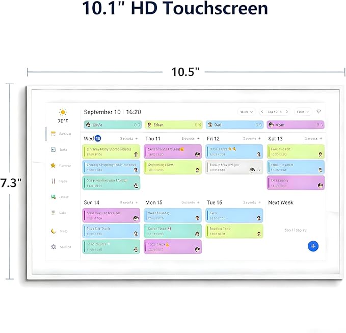 Digital Calendar, Electronic Calendar 10.1 Inch - Image 8