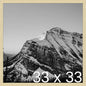Frame It Easy 33 x 33 Wheat Wood Frame by FrameItEasy