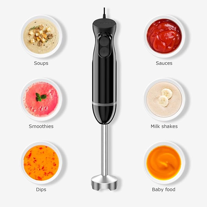 Bonsenkitchen Hand Blender, Immersion Blender - Image 3