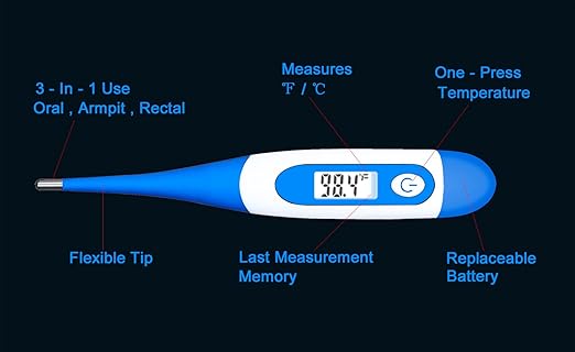 Oral Thermometer, Digital Thermometer - Image 3