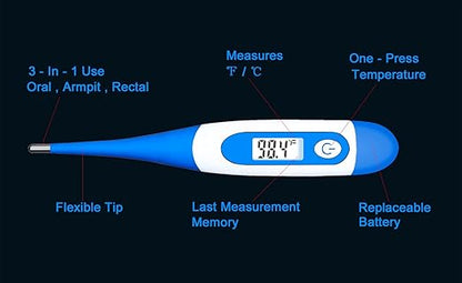 Oral Thermometer, Digital Thermometer - Image 3