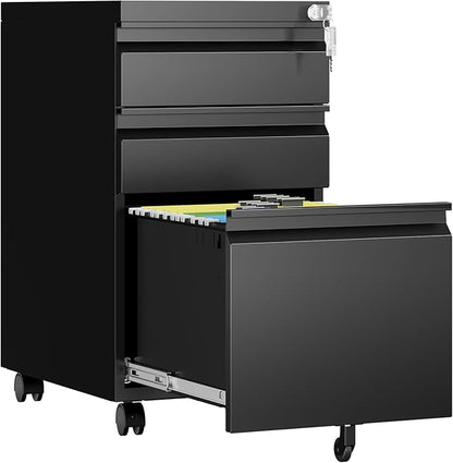 3 Drawer Mobile File Cabinet by AFAIF