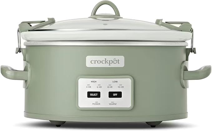 Crock-Pot Locking Lid 6qt Cook and Carry Programmable Slow Cooker Moonshine by Crock-PotBrand