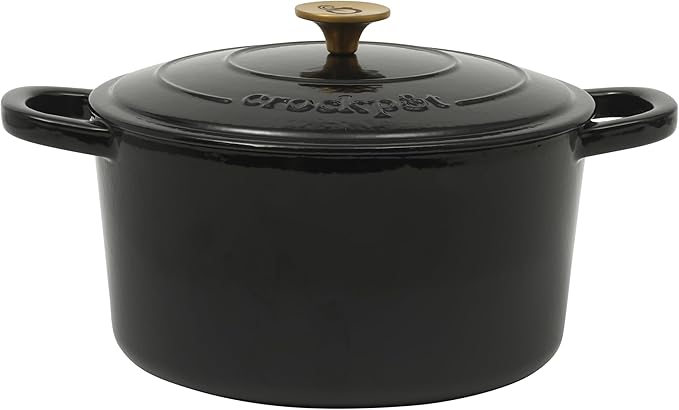 Crock Pot Artisan 7-Quart Round Cast Iron Dutch Oven by Crock-PotBrand